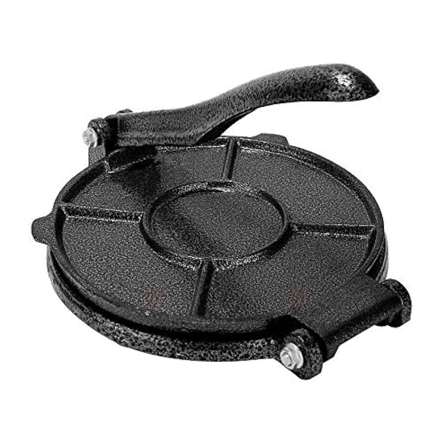 極美品 日本正規品 鋳鉄製 トルティーヤプレス 25cm Amazon｜【VICTORIA】 HD10インチ トルティーヤプレス 25cm 鋳鉄